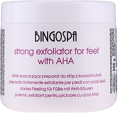 Düfte, Parfümerie und Kosmetik Starkes Peeling für Füße mit AHA-Säuren - BingoSpa Strong Exfoliant for Feet with AHA