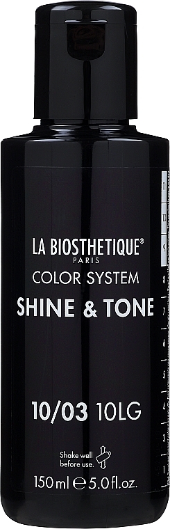 Semi-permanentes Haarfärbegel - La Biosthetique Color System Shine&Tone (10/02 10LB) — Bild N1