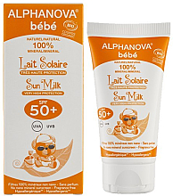 Düfte, Parfümerie und Kosmetik Sonnenschutzmilch für Kinder SPF 50+ - Alphanova Baby SPF 50+ Sunscreen Lotion