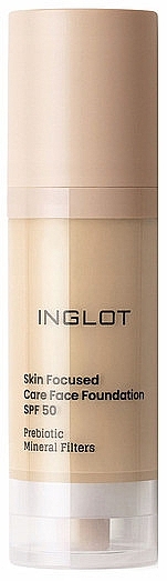 Foundation - Inglot Skin Focused Care Face Foundation SPF50 — Bild N1