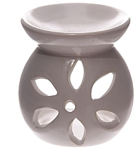 Aromalampe aus Keramik Blume weiß - Home Nature — Bild N1