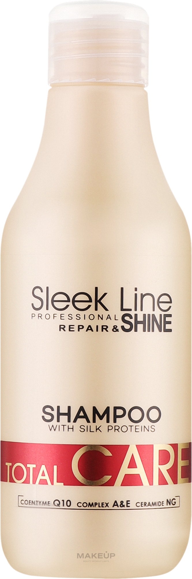 Shampoo mit Seidenproteinen - Stapiz Sleek Line Total Care Shampoo  — Bild 300 ml