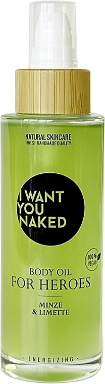 Körperöl Minze & Limette  - I Want You Naked For Heroes Body Oil  — Bild N2