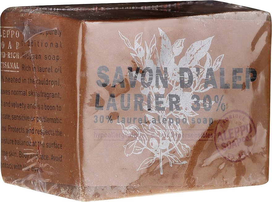 Aleppo-Seife mit Lorbeeröl 30% - Tade Aleppo Laurel Soap 30% — Bild N1