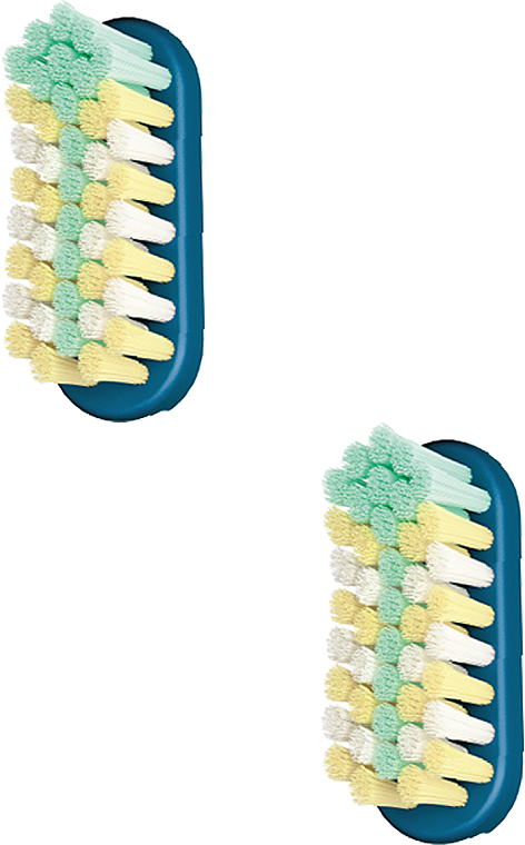 Auswechselbare Zahnbürsteneinsätze weich 2 St. blau - Jordan Change Replacement Heads Toothbrush — Bild N1
