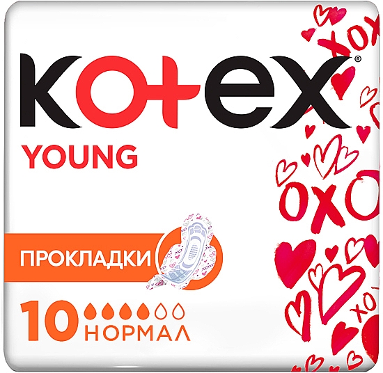 Damenbinden 10 St. - Kotex Young Ultra Normal — Bild N1