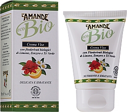 Pflegende Gesichtscreme mit Grüntee-, Zitronen- und Ingwerextrakt - L'Amande Eco Bio Crem — Bild N2