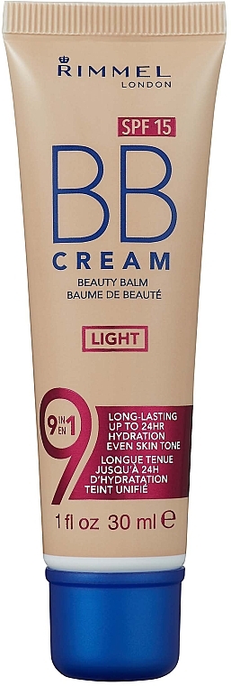 9in1 Multifunktionale BB Creme LSF 15 - Rimmel Beauty Balm BB Cream 9-in-1 SPF 15 — Bild N1