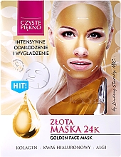 Düfte, Parfümerie und Kosmetik Verjüngende Gesichtsmaske mit Kollagen, Hyaluronsäure und Algen - Czyste Piekno Gold Face Mask