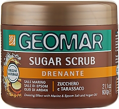 Glättendes Drainage-Körperpeeling mit Zucker und Arganöl - Geomar Sugar Scrub — Bild N1