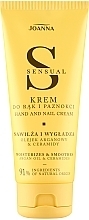 Düfte, Parfümerie und Kosmetik Beruhigende Handcreme mit Arganöl - Joanna Sensual Cream