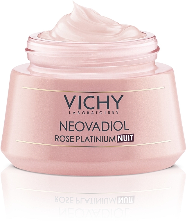 Revitalisierende und stärkende Rosé-Creme für reife Haut - Vichy Neovadiol Rose Platinum Night Cream — Bild N12