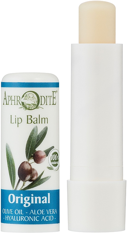 Lippenbalsam mit Oliveöl und Aloe Vera - Aphrodite Instant Hydration Original Lip Balm SPF 10 — Bild N1