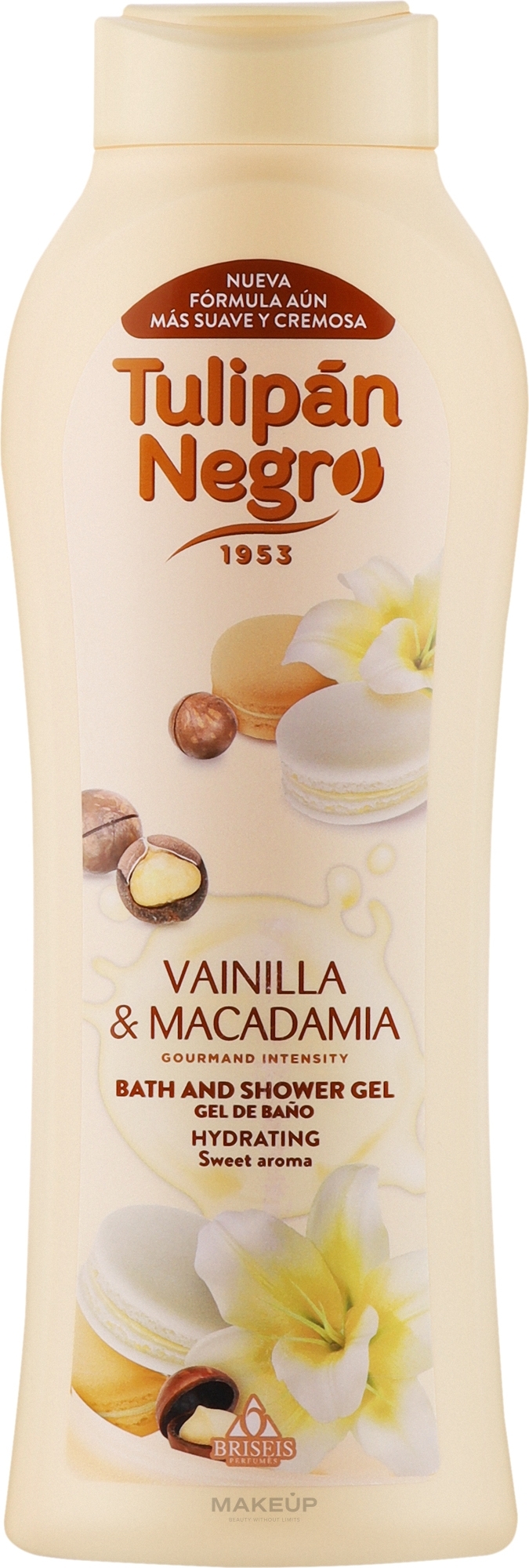 Duschgel Vanille und Macadamia - Tulipan Negro Vanilla & Macadamia Shower Gel — Bild 650 ml