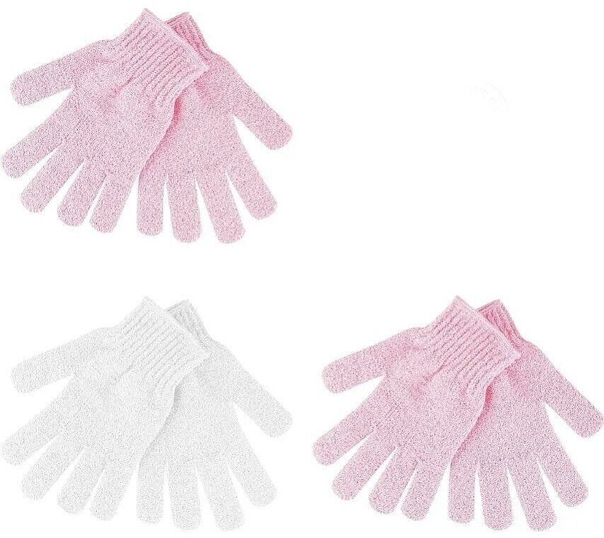 Körperpeeling-Handschuhe 6 St. - Brushworks Spa Exfoliating Body Gloves  — Bild N2