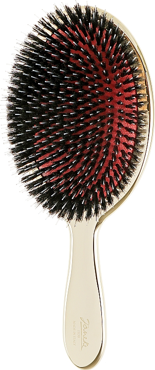 Haarbürste groß mit Naturborsten 23M gold - Janeke Gold Hairbrush — Bild N1