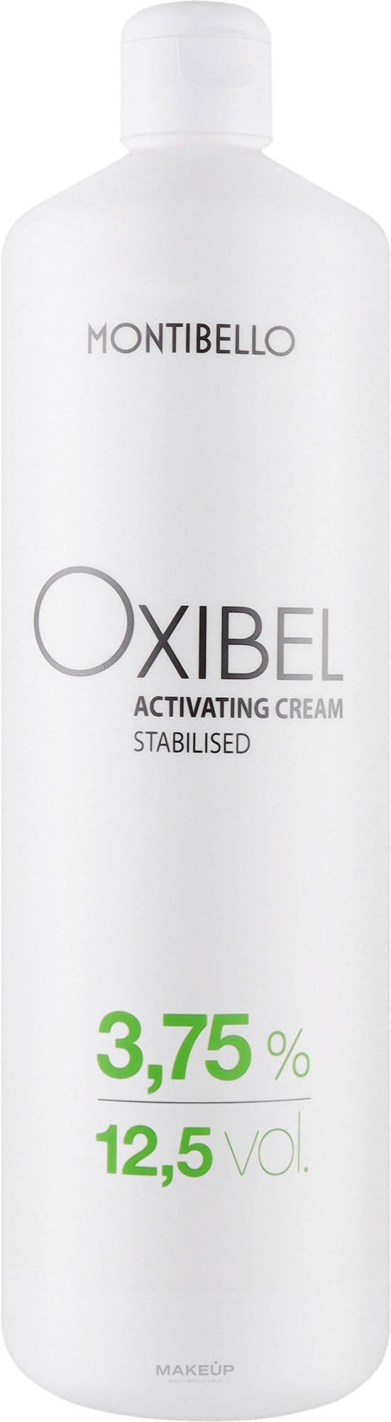 Oxidierende Haarcreme 12,5 vol 3,75% - Montibello Oxibel Activating Cream — Bild 1000 ml