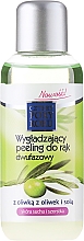 Düfte, Parfümerie und Kosmetik Zwei-Phasen-Handpeeling mit Olive - Pharma CF Cztery Pory Roku Olive Hand Two-Phase Peeling