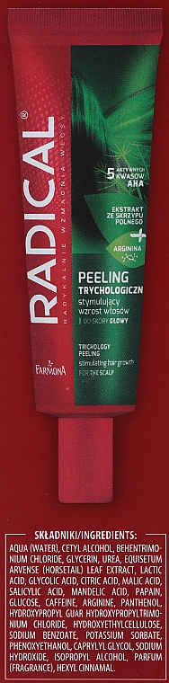 Kopfhaut-Peeling zur Stimulierung des Haarwachstums - Farmona Radical Peeling — Bild N3