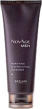 Düfte, Parfümerie und Kosmetik 2in1 Gesichtsreinigungsgel-Peeling für Männer - Oriflame NovAge Men Purifying & Exfoliating Cleancer