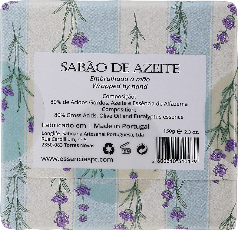 Seife mit Olivenöl und Lavendelextrakt - Essencias De Portugal Olive Oil Lavender Hand Soap — Bild N2