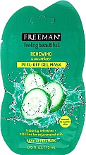Düfte, Parfümerie und Kosmetik Gesichtsreinigungsmaske - Freeman Feeling Beautiful Facial Peel-Off Mask Cucumber (Mini)