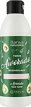 Düfte, Parfümerie und Kosmetik Natürliches und regenerierendes Gesichtswasser mit Avocado - Barwa Natural Avocado Regenerating Toner