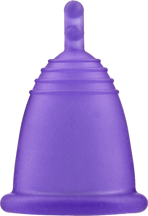 Menstruationstasse Größe S violett - MeLuna Sport Menstrual Cup Stem — Bild N1