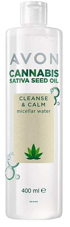 Mizellarwasser mit Hanföl - Avon Cannabis Sativa Oil Cleane & Calm Micellar Water — Bild N1
