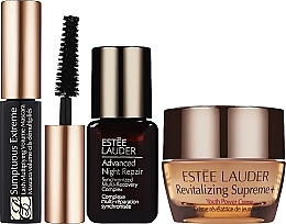 Estee Lauder (Serum 7 ml + Creme 7 ml + Mascara 2,8 ml + Kosmetiktasche) - GESCHENK! Kosmetiktasche mit Füllung — Bild N2