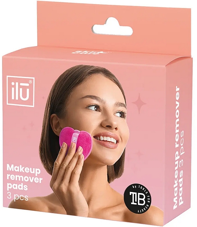 Abschminkpads rosa - Ilu Makeup Remover Pads Hot Pink — Bild N2