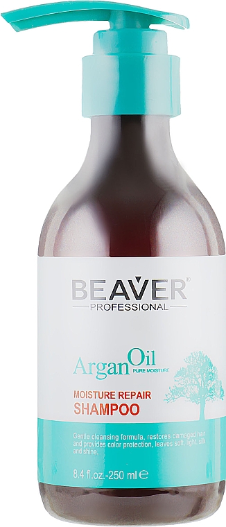 Nährendes und revitalisierendes Shampoo mit Arganöl - Beaver Professional Argan Oil Shampoo — Bild N1