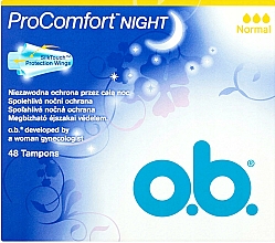 Düfte, Parfümerie und Kosmetik Tampons für die Nacht Normal 48 St. - O.b. ProComfort Night Normal