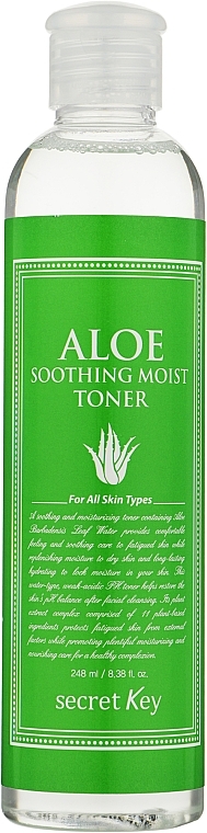 Erfrischendes Gesichtstonikum für normale und Mischhaut - Secret Key Aloe Soothing Moist Toner — Foto N1