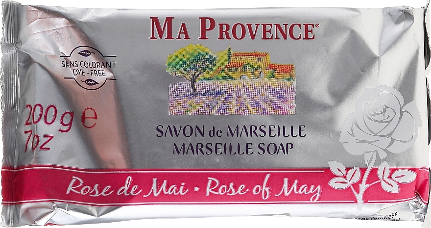 Seife Mairose aus Marseille - Ma Provence Marseille Soap Rose of May