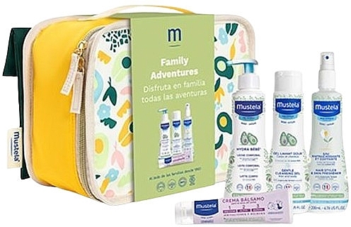 Pflegeset 5-tlg. - Mustela Family Adventures Pastel Suitcase — Bild N1