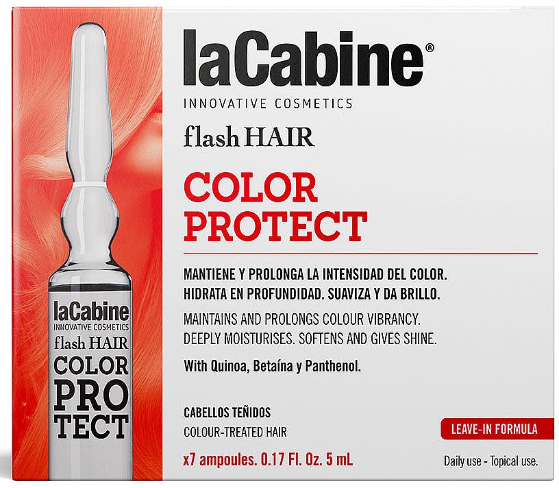 Haarampulle - La Cabine Flash Hair Color Protect Ampules — Bild N1