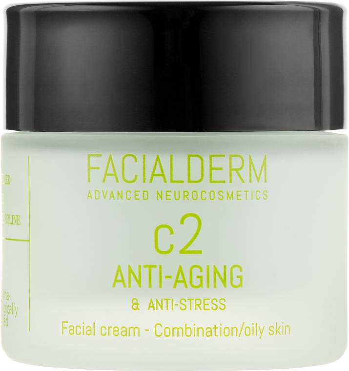 Anti-Aging Gesichtscreme gegen Stress für fettige und gemischte Haut - Facialderm C2 Anti-Age And Anti-Stress Cream — Bild N1