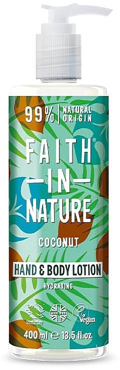 Hand- und Körperlotion mit Kokosnuss - Faith in Nature Coconut Hydrating Hand & Body Lotion — Bild N1