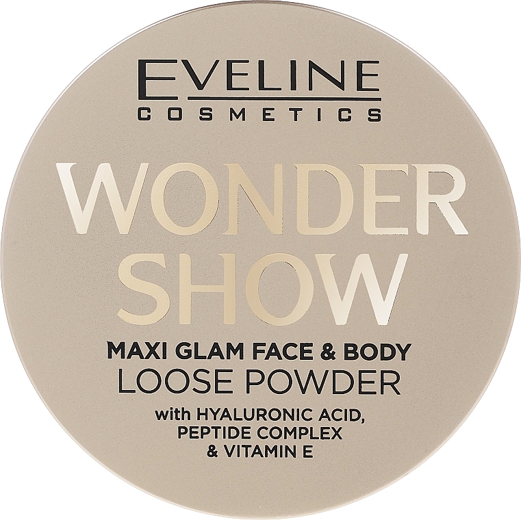  Loser Puder für Gesicht und Körper - Eveline Cosmetics Wonder Show Maxi Glam Face & Body Loose Powder — Bild N2