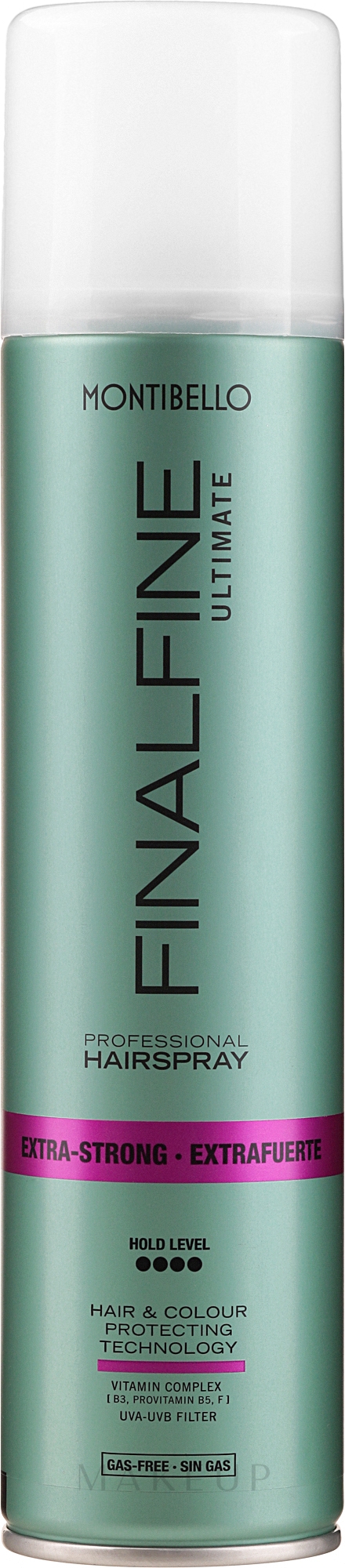 Fixierlack ohne Gas - Montibello Finalfine Ultimate Extra-Strong Hairspray — Bild 400 ml