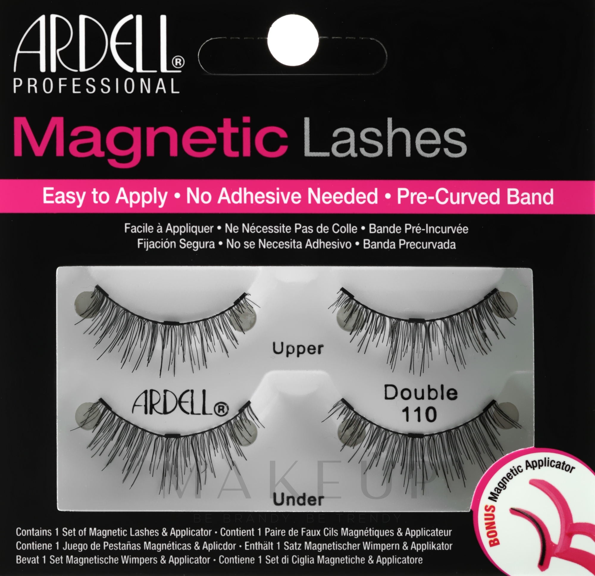 Magnetische Wimpern - Ardell Magnetic Strip Lash Double 110 — Bild 4 St.