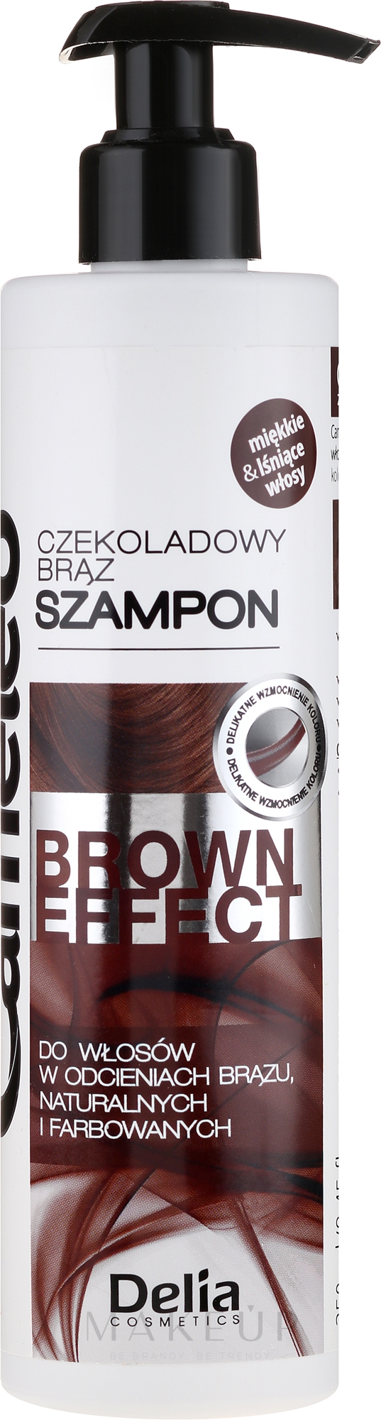 Shampoo für braun gefärbtes oder braunes Haar - Delia Cameleo Brown Effect Shampoo — Bild 250 ml