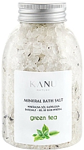 Düfte, Parfümerie und Kosmetik Mineral Badesalz Grüner Tee - Kanu Nature Mineral Green Tea Bath Salt