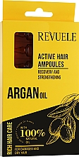 Düfte, Parfümerie und Kosmetik Aktive Haarampullen mit Arganöl - Revuele Argan Oil Active Hair Ampoules