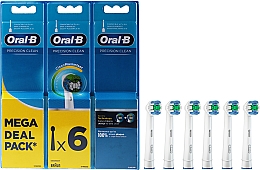 Düfte, Parfümerie und Kosmetik Ersatzkopf für elektrische Zahnbürste 6 St. - Oral-B Precision Clean