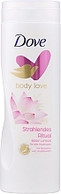 Düfte, Parfümerie und Kosmetik Körperlotion mit Lotosblume und Reismilch - Dove Nourishing Secrets Glowing Ritual Body Lotion