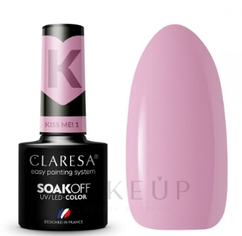 Gellack für Nägel - Claresa Kiss Me! Soak Off UV/LED Color — Bild 1