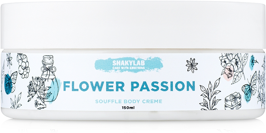 Körpercreme-Soufflé Flower Passion - SHAKYLAB Natural Body Cream Flower Passion — Bild N2