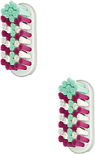 Auswechselbare Zahnbürstenaufsätze mittel 2 St. weiß - Jordan Change Replacement Heads Toothbrush — Bild N1
